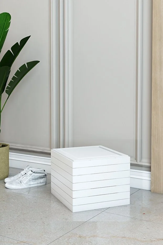 Katlanabilir Ayakkabılık, 6'lı Taşınabilir Ayakkabılık, Plastik 6 Raflı Ayakkabılık